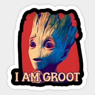 I am GROOT Sticker